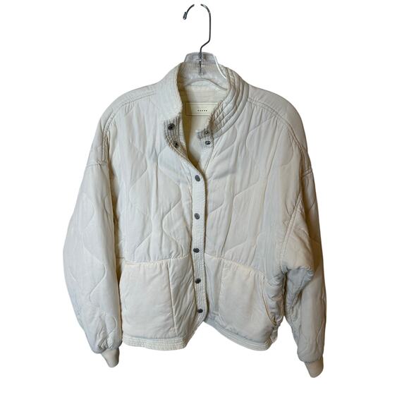 Blank NYC‎ cream quilted coat -small - Picture 1 of 4